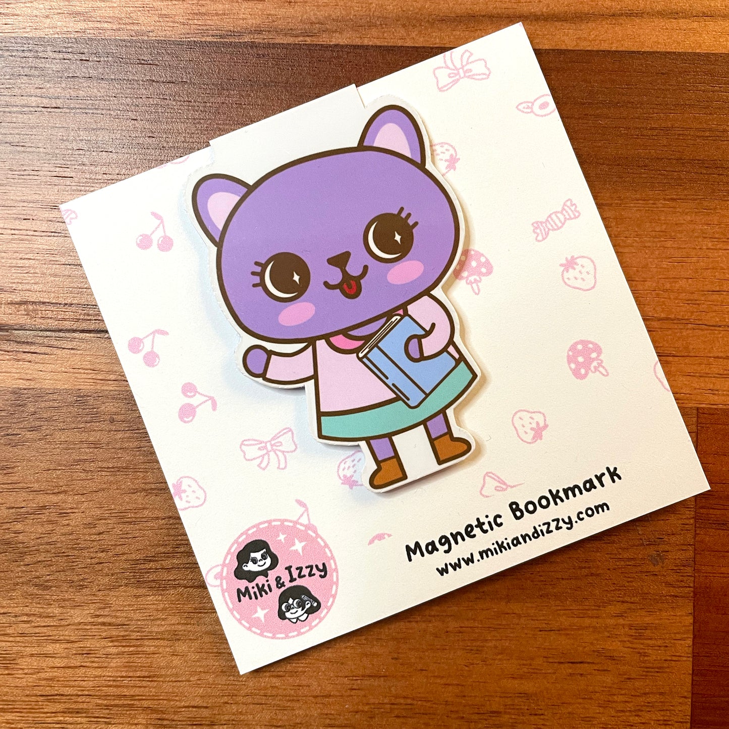 Book cat Magnetic Bookmark