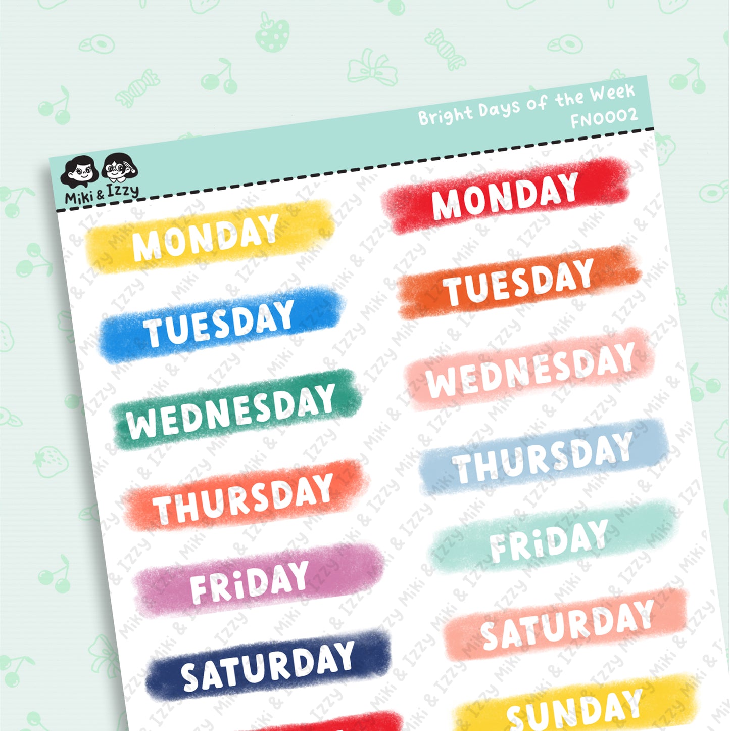 Days of the Week - Bright
