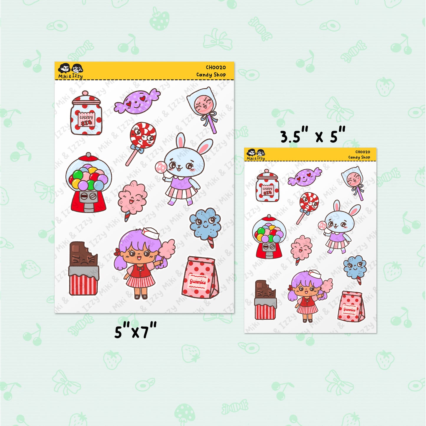 Candy Shop Sticker Sheet