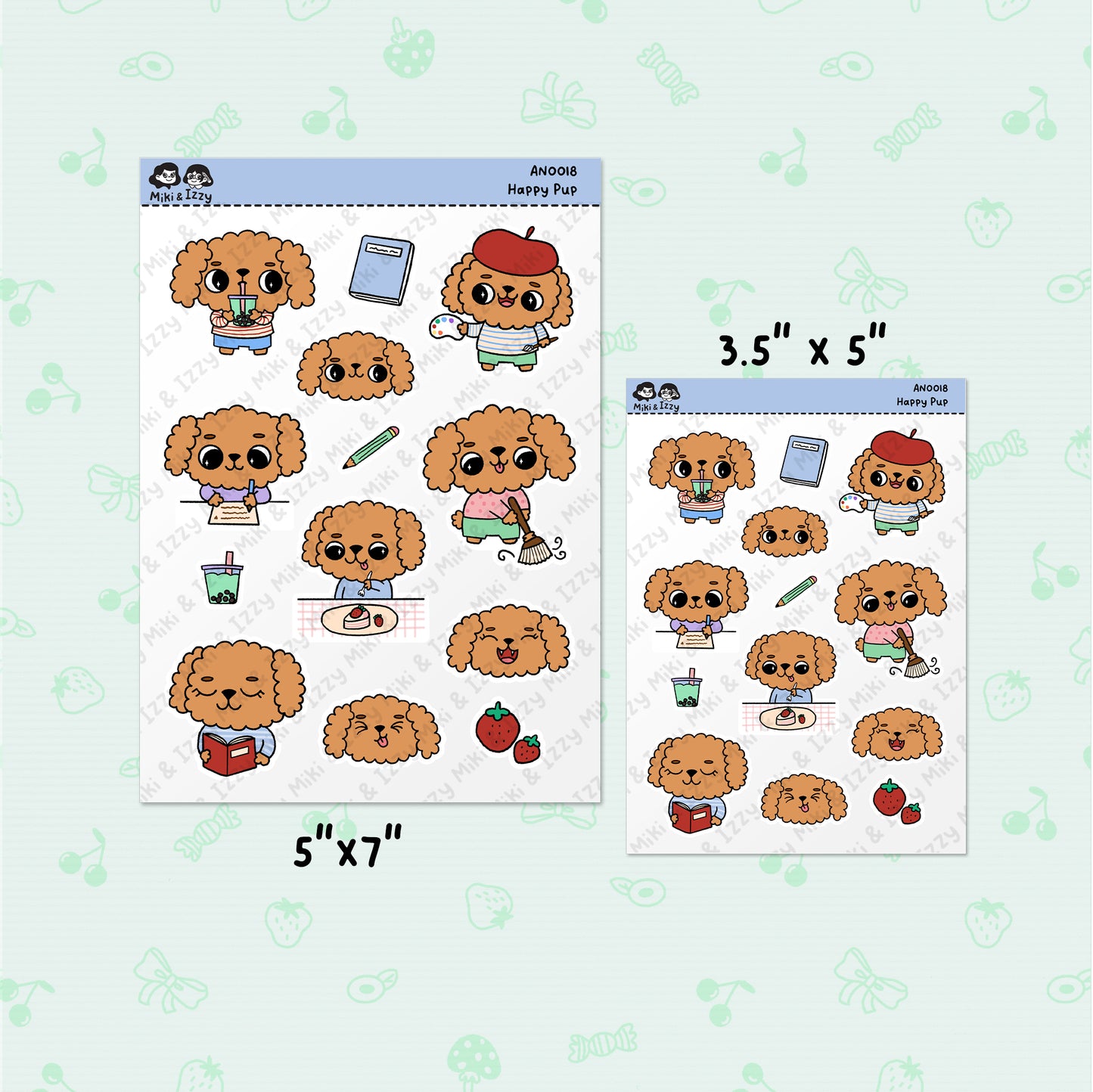 Happy Pup Sticker Sheet