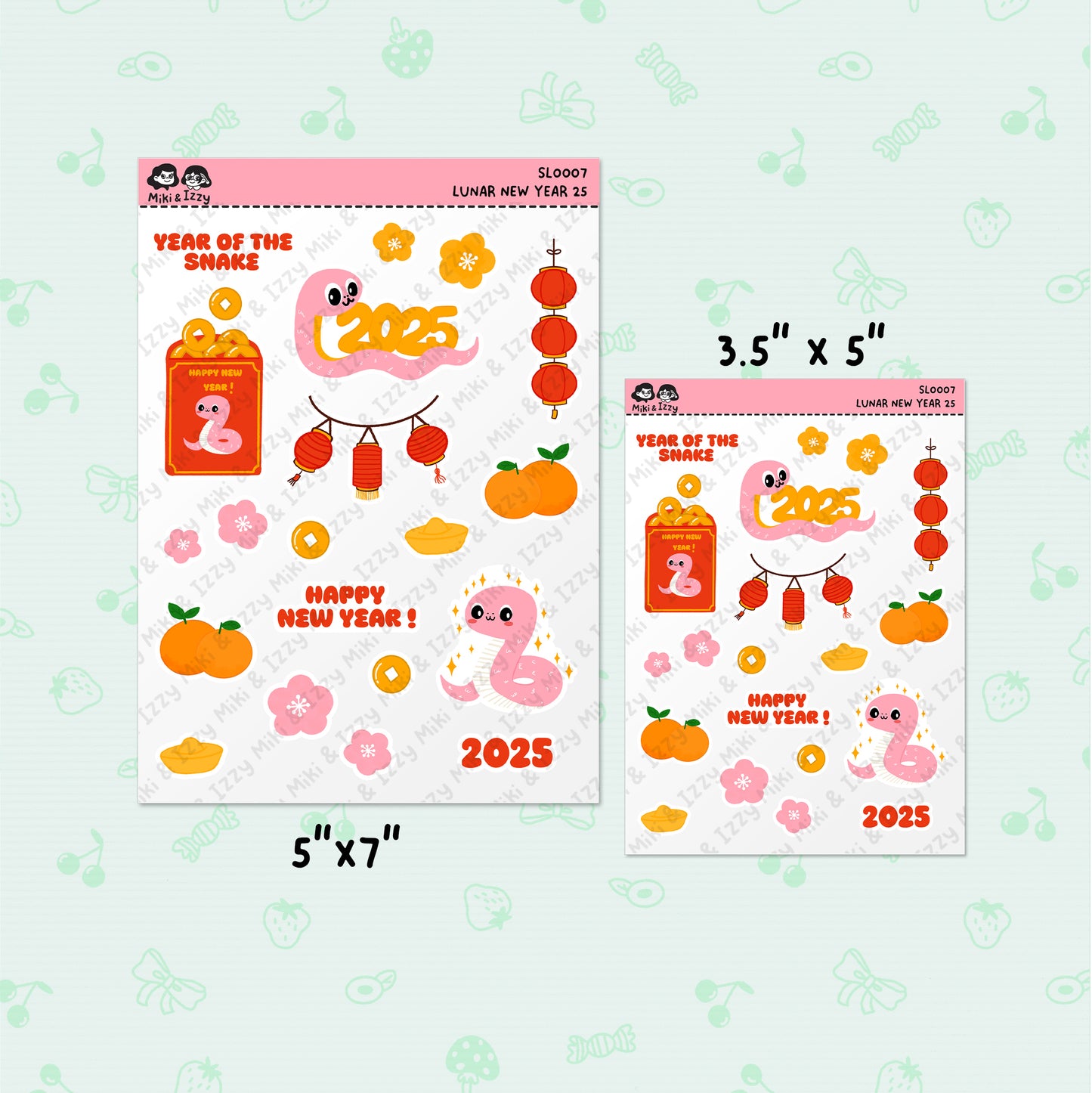 Lunar New Year 2025 Sticker Sheet