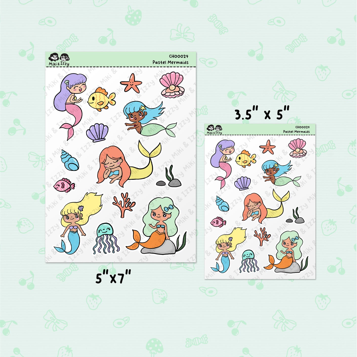 Mermaids Sticker Sheet