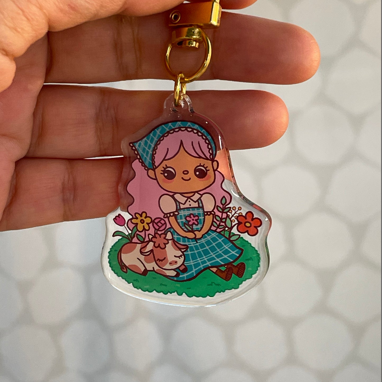 Milkmaid Keychain