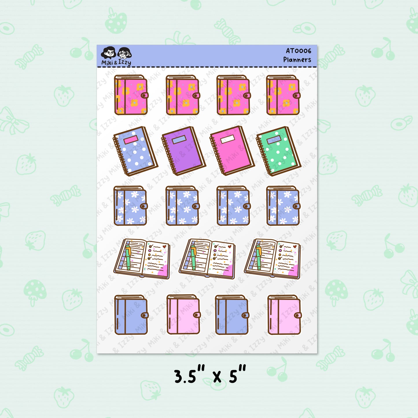 Planners Sticker Sheet