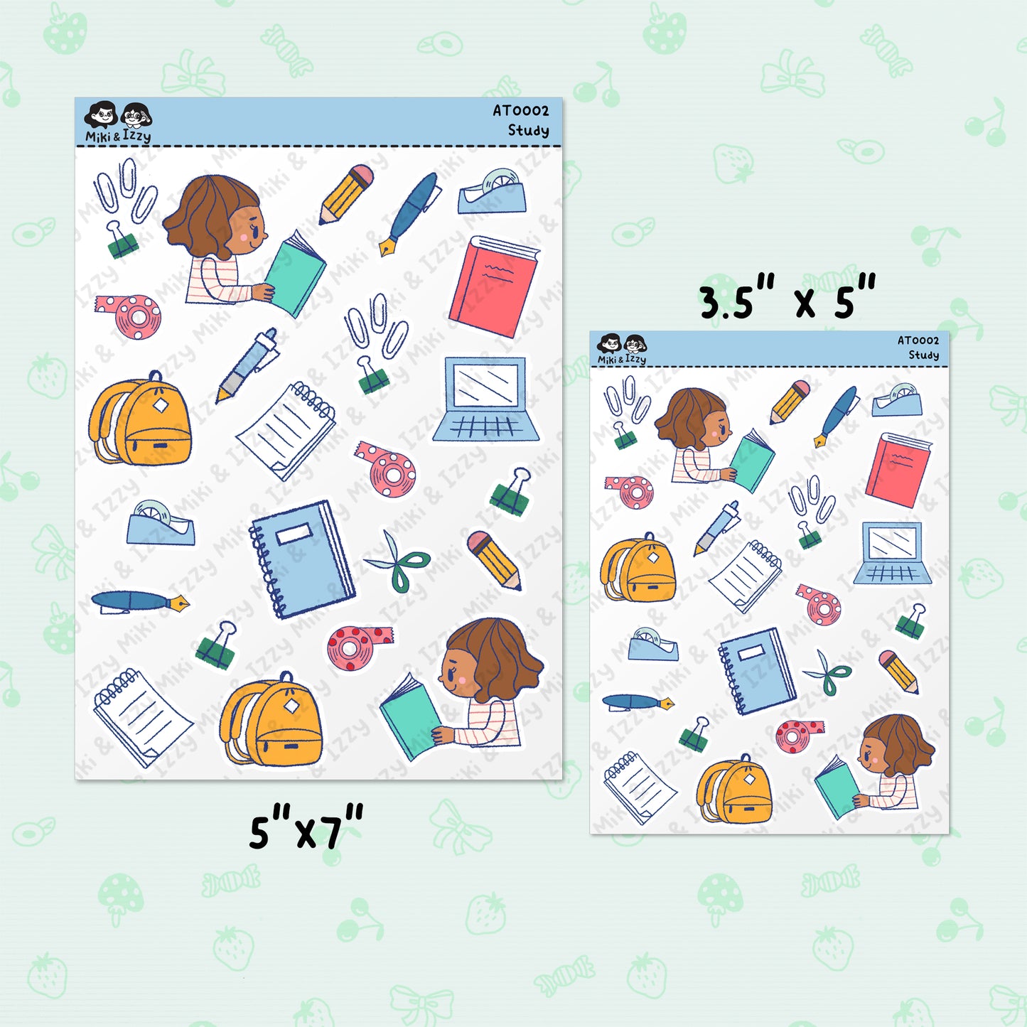 Study Sticker Sheet