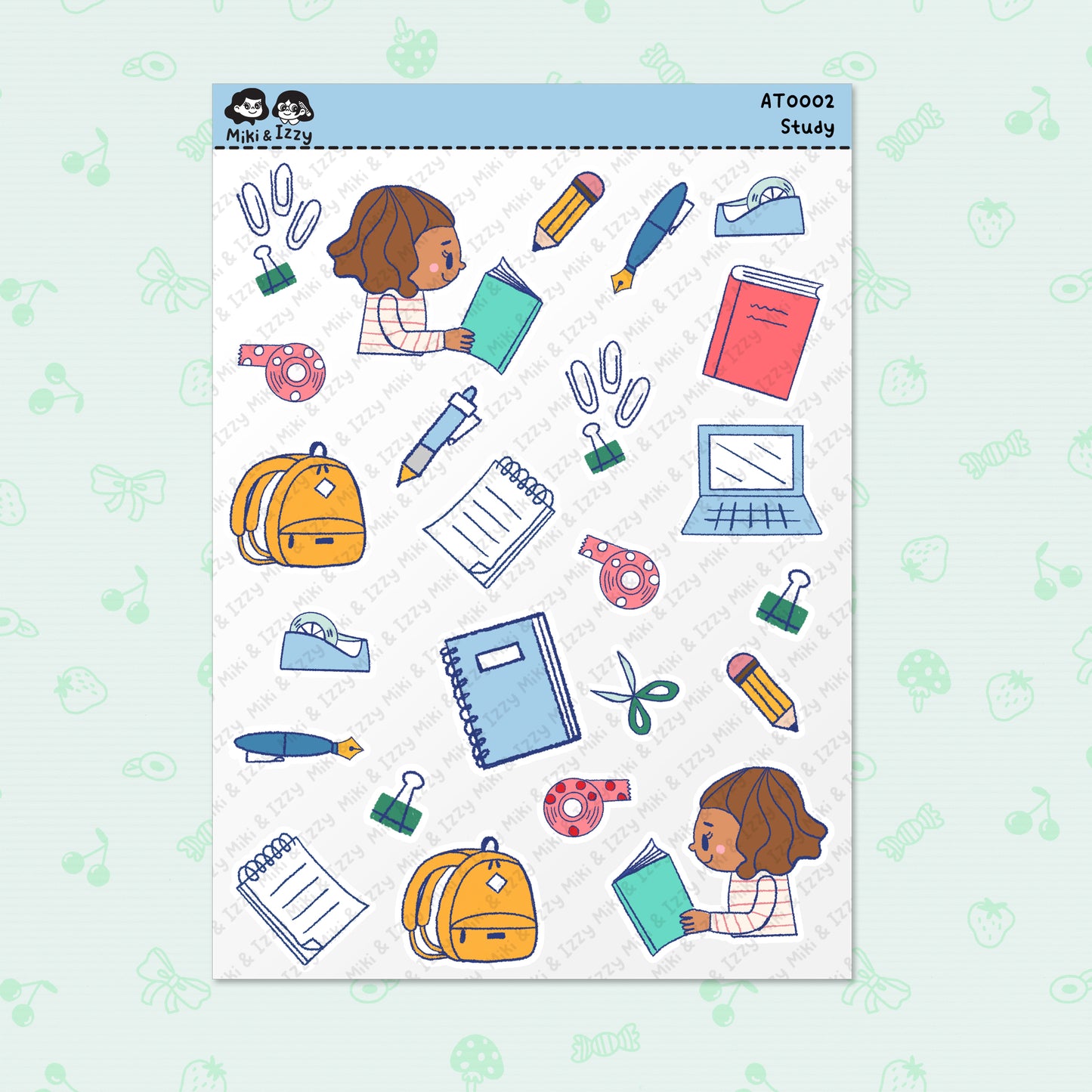 Study Sticker Sheet