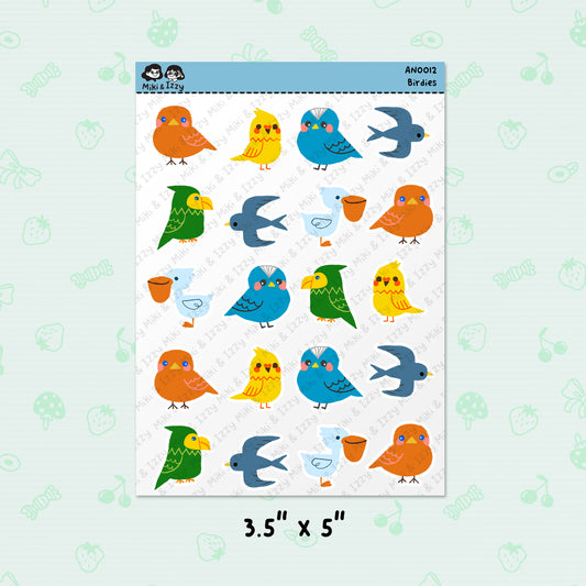 Birdies Sticker Sheet