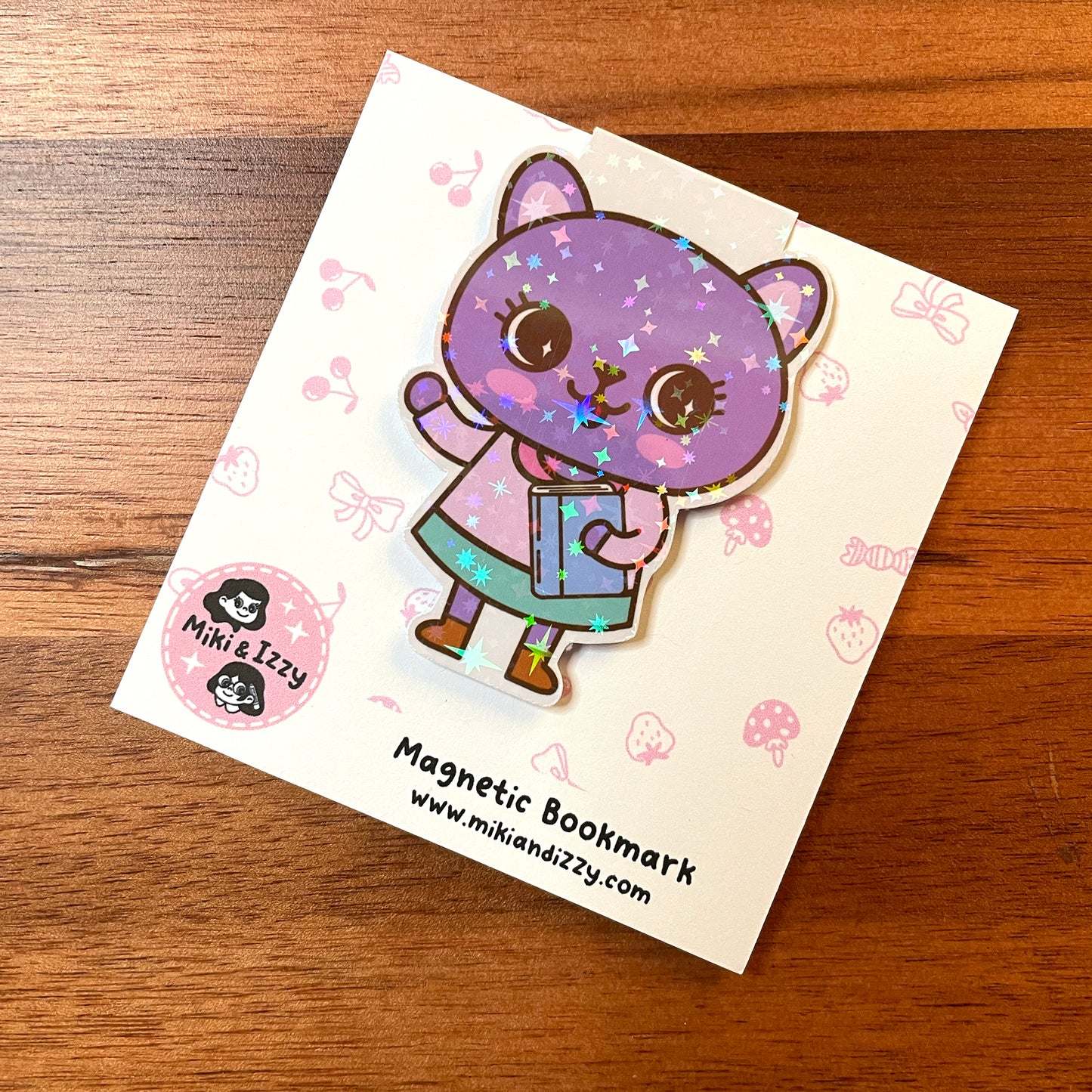 Book cat Magnetic Bookmark
