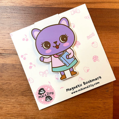 Book cat Magnetic Bookmark