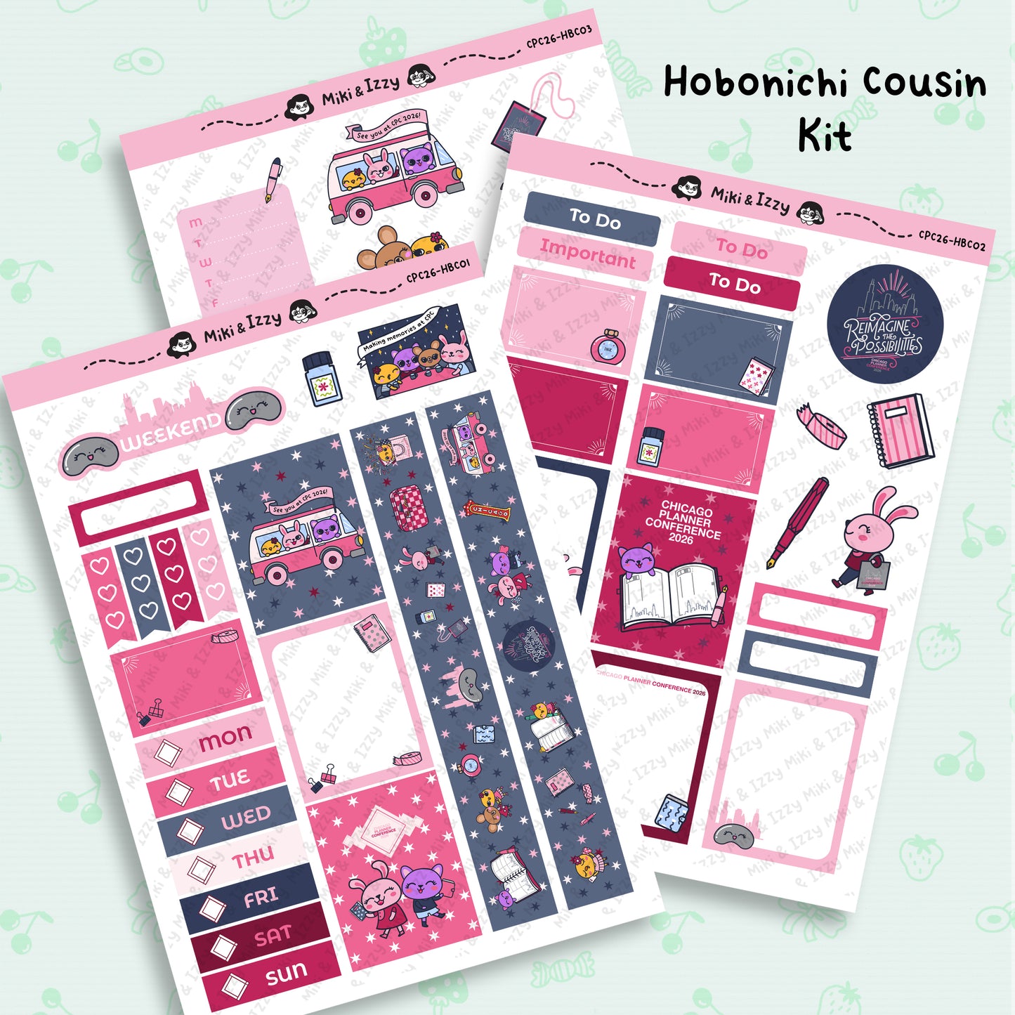 Chicago Planner Conference 2026 Hobonichi Cousin Weekly Kit
