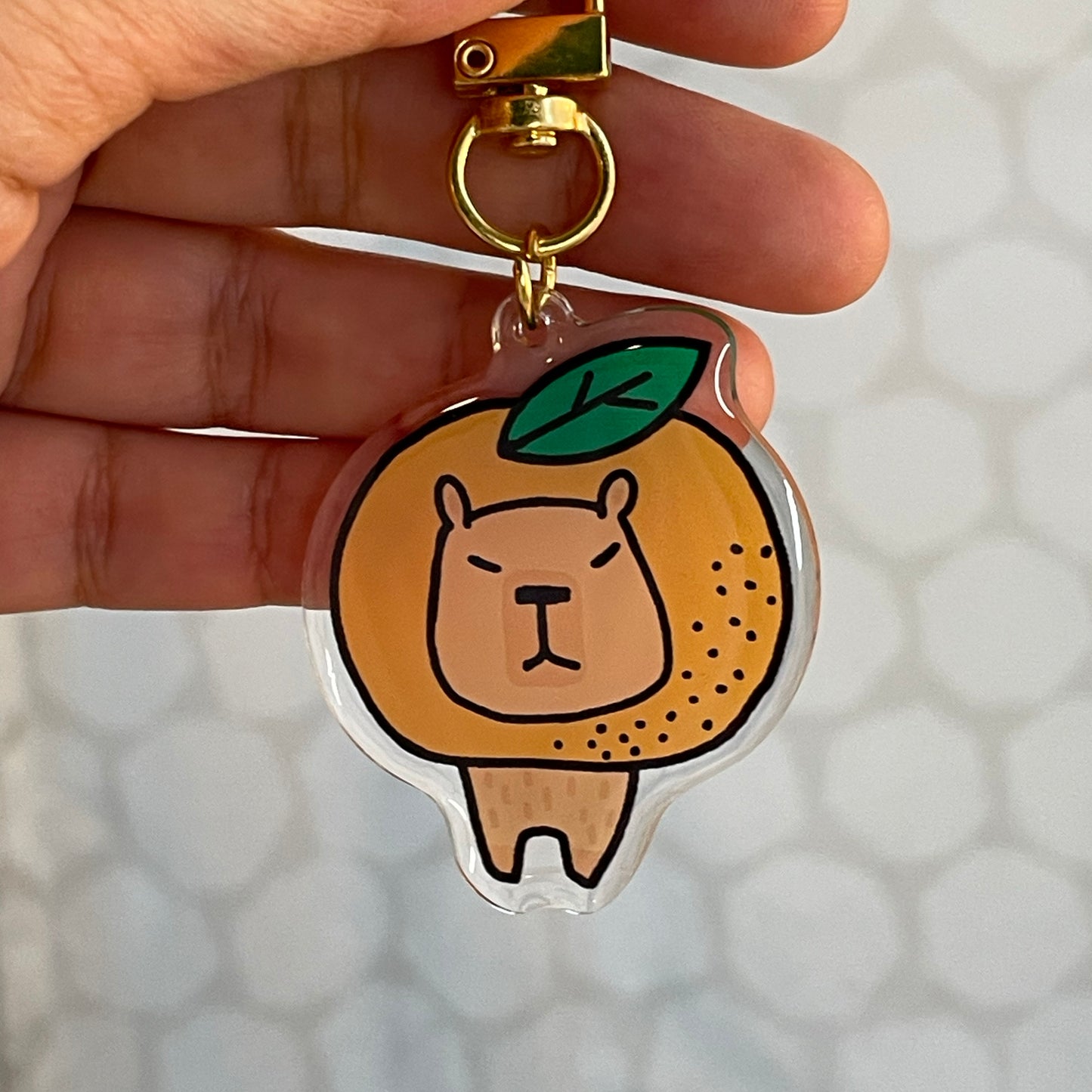 Cute Capybara Keychain