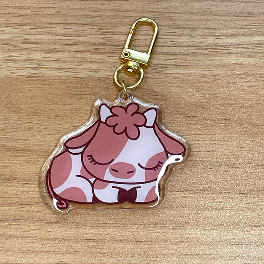 Cutie Cow Keychain