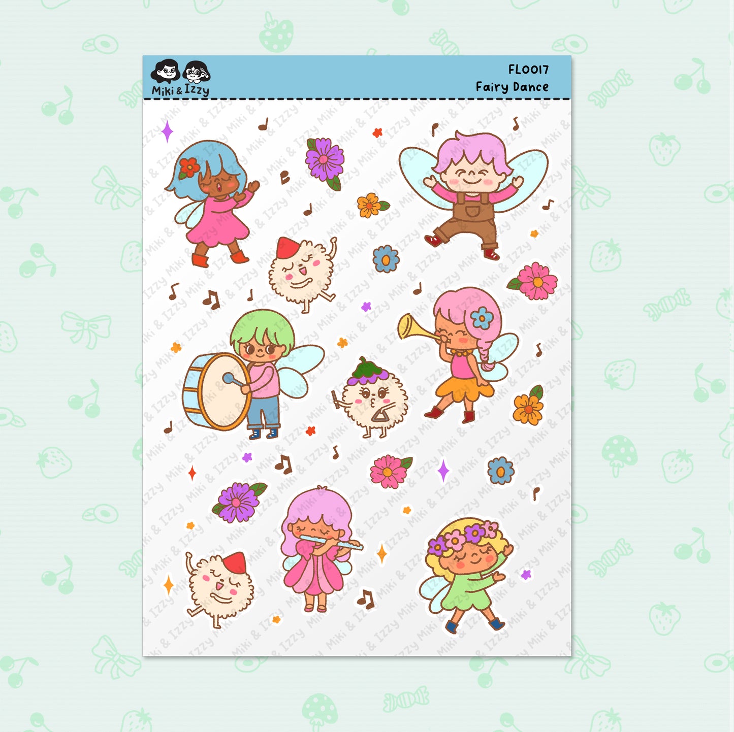Fairy Dance Sticker Sheet