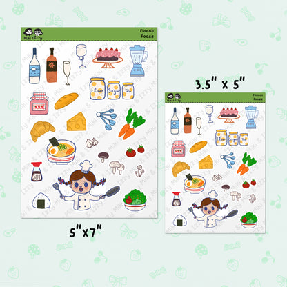 Foodie Sticker Sheet