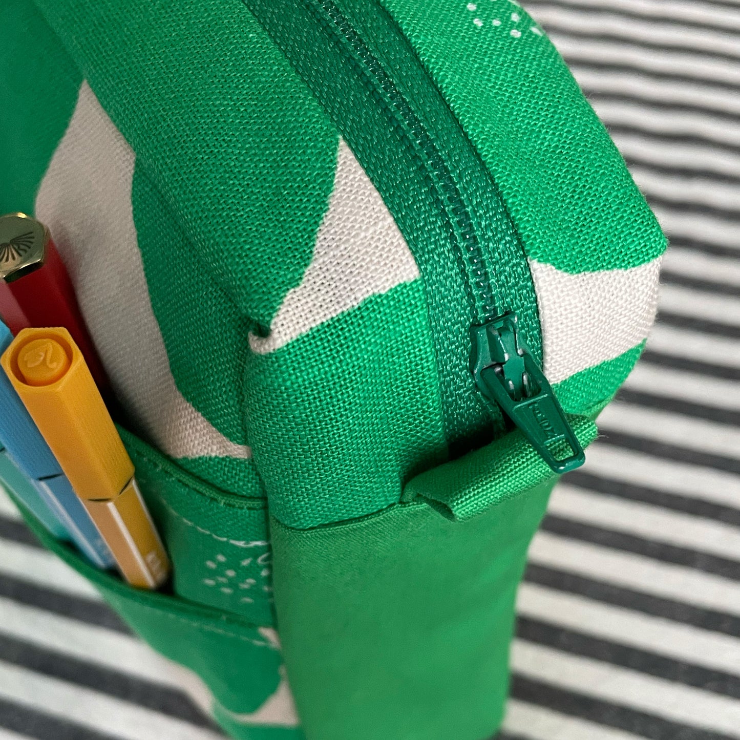 Green Dot Journal/ Planner Pouch