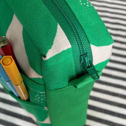 Green Dot Journal/ Planner Pouch