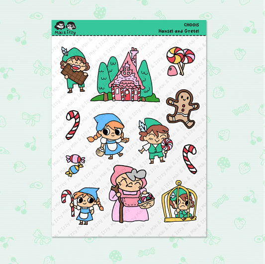 Hansel and Gretel Sticker Sheet