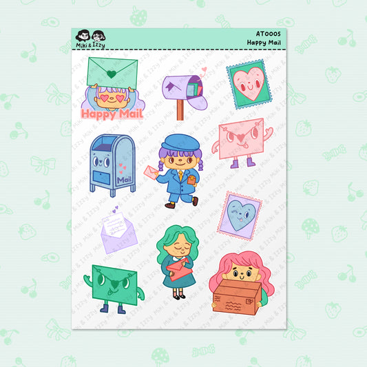 Happy Mail Sticker Sheet