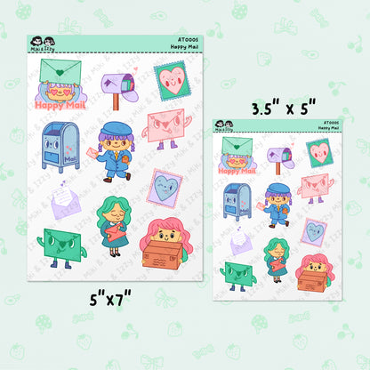 Happy Mail Sticker Sheet