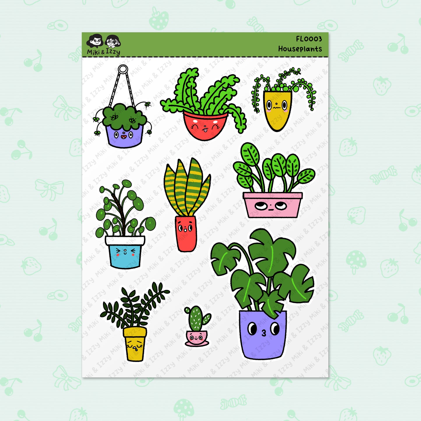 Houseplant Sticker Sheet