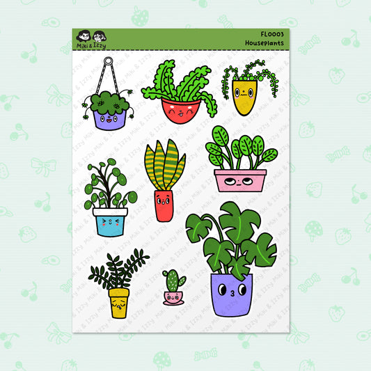 Houseplant Sticker Sheet