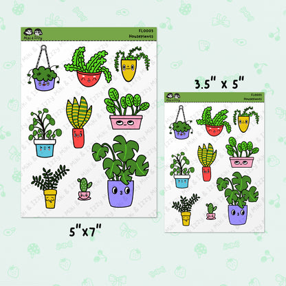 Houseplant Sticker Sheet