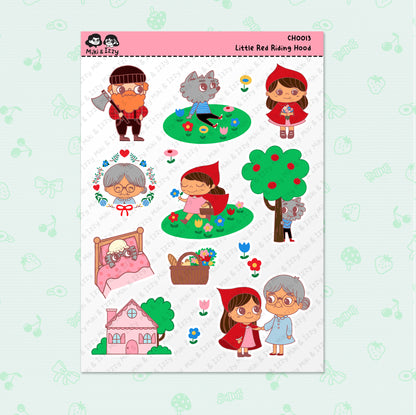 Little Red Riding Hood Sticker Sheet