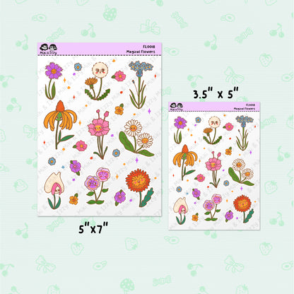 Magical Flowers Sticker Sheet