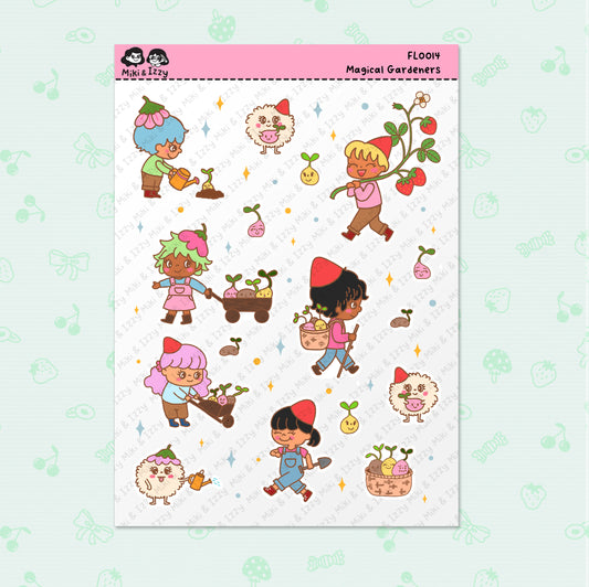 Magical Gardeners Sticker Sheet