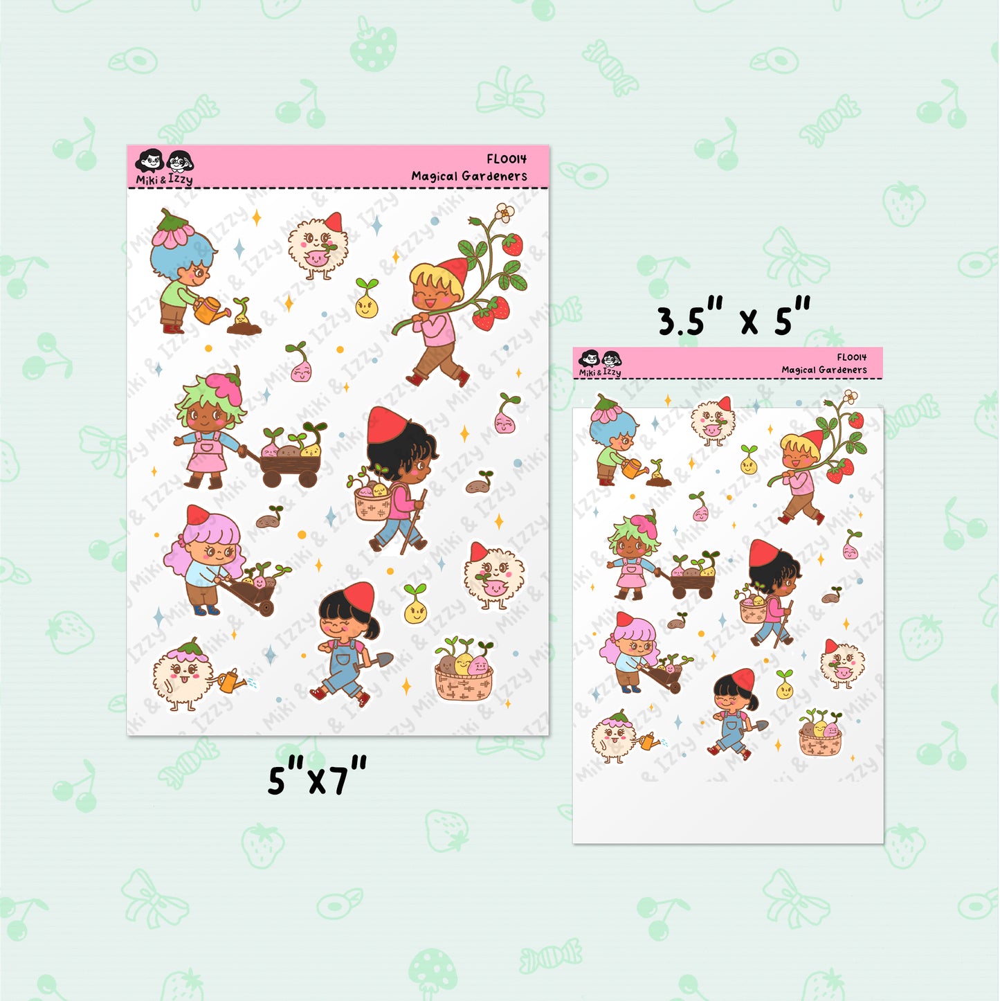 Magical Gardeners Sticker Sheet