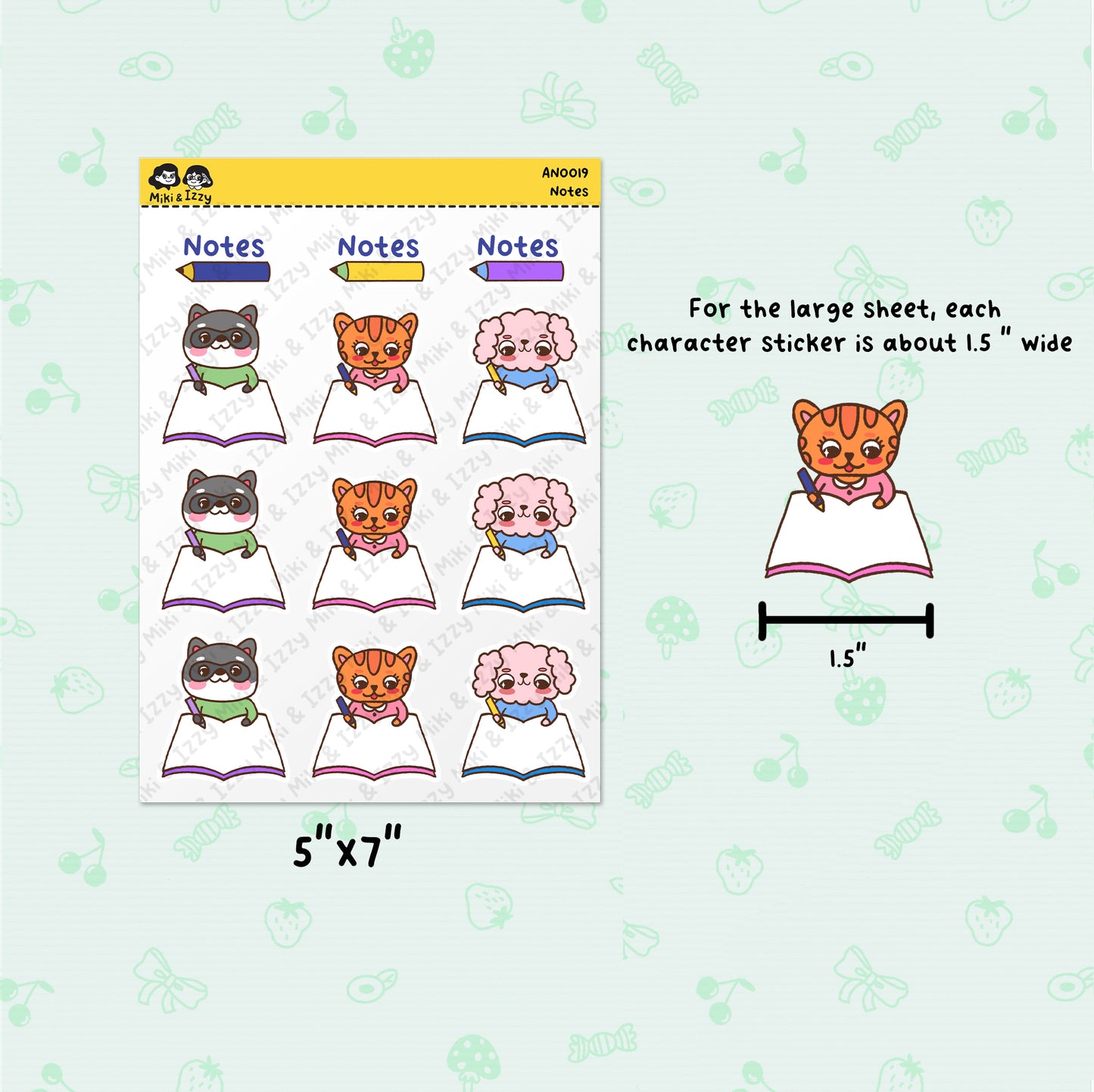 Notes Sticker Sheet