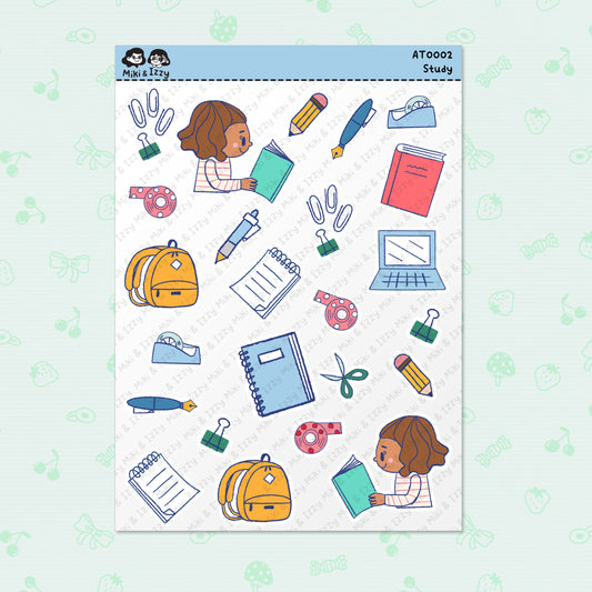 Study Sticker Sheet