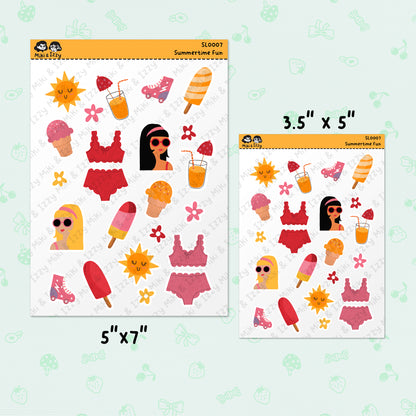 Summertime Fun Sticker Sheet