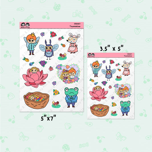 Thumbelina Sticker Sheet